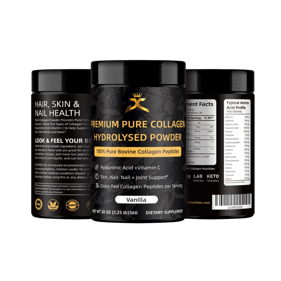 Premium Pure Collagen Hydrolysed Powder 100% Pure Bovine