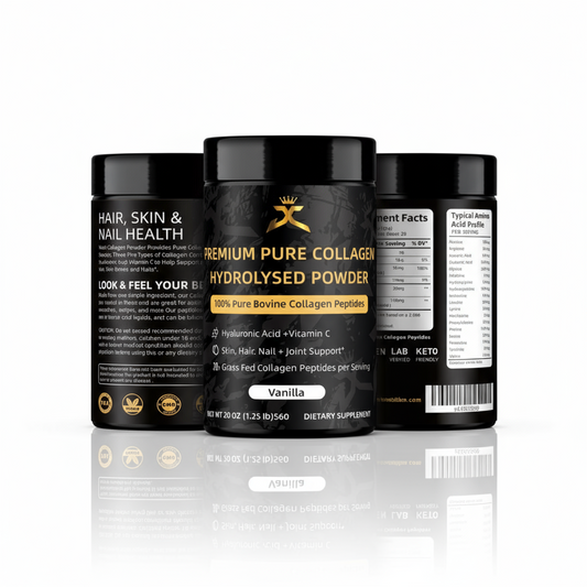 Premium Pure Collagen Hydrolysed Powder 100% Pure Bovine