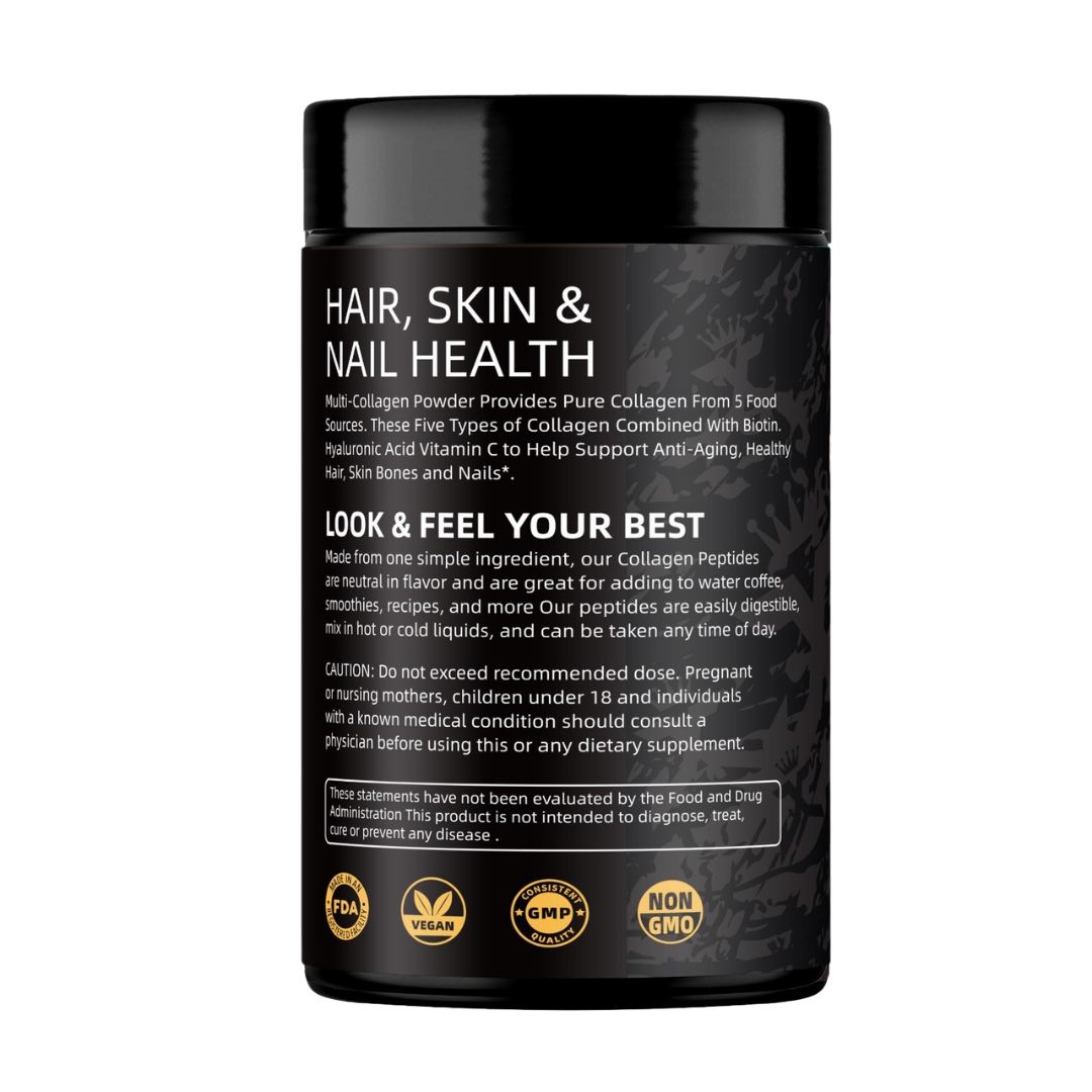 Premium Pure Collagen Hydrolysed Powder 100% Pure Bovine