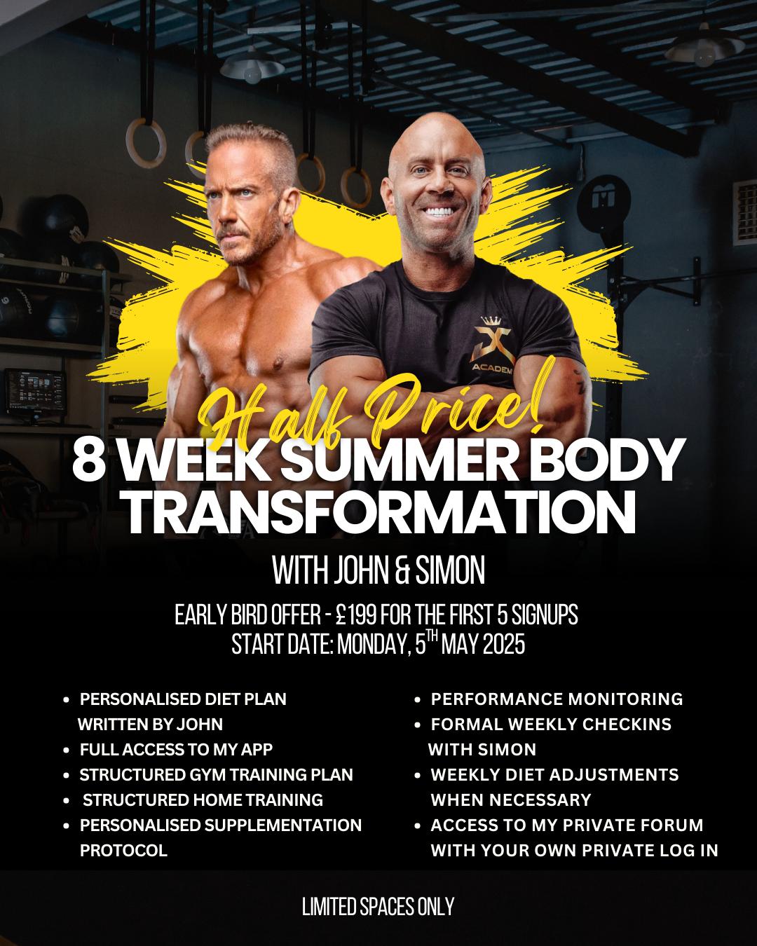 8 Week Summer Body Transformation