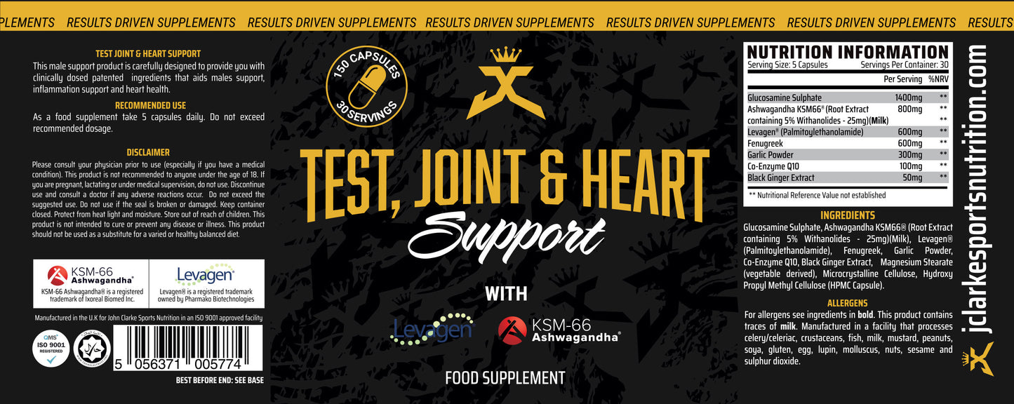 Testosterone, Joint and Heart Support