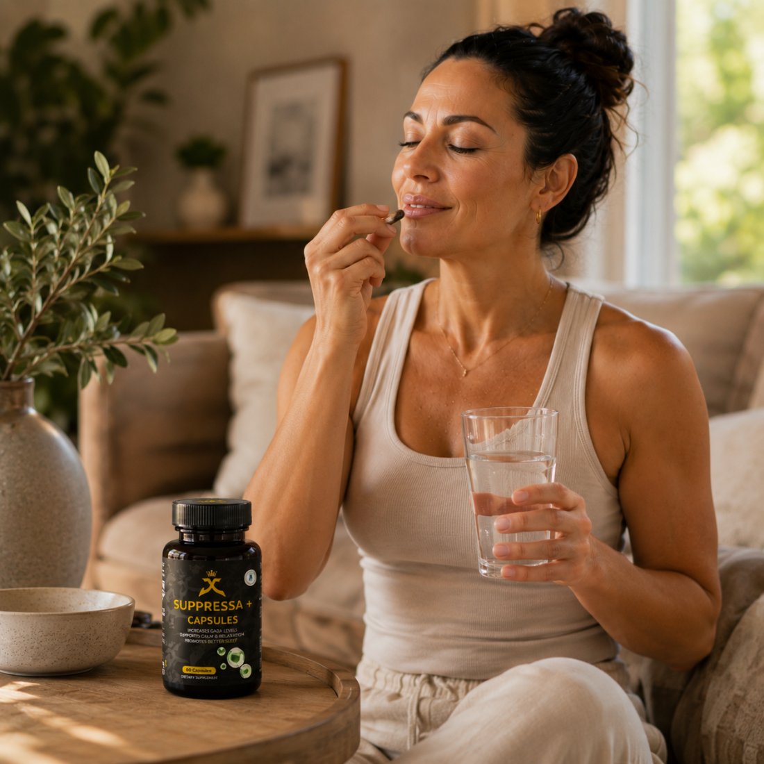 Taking SUPPRESSA capsules