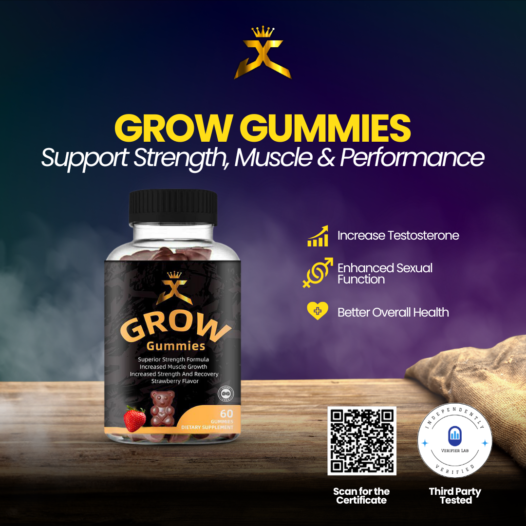 Grow Gummies Pineapple (Clearance)
