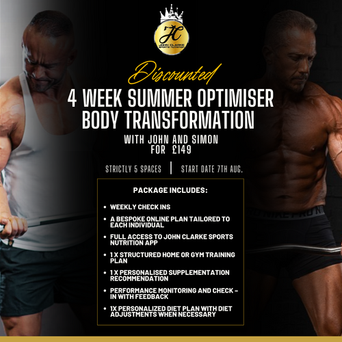 4 Week Summer Optimiser Body Transformation