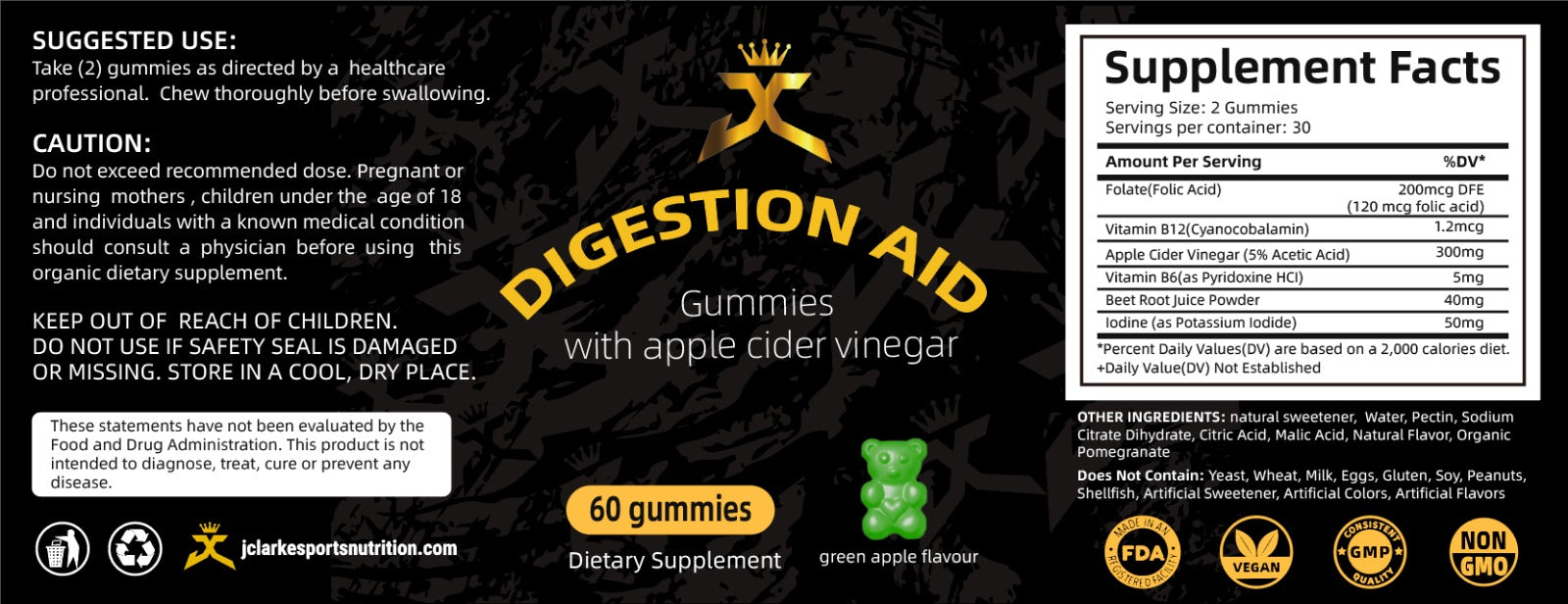 Sugar Free Digestion Aid Gummies