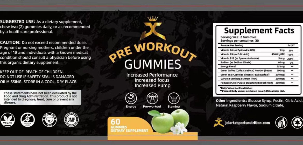 Pre Workout Gummies