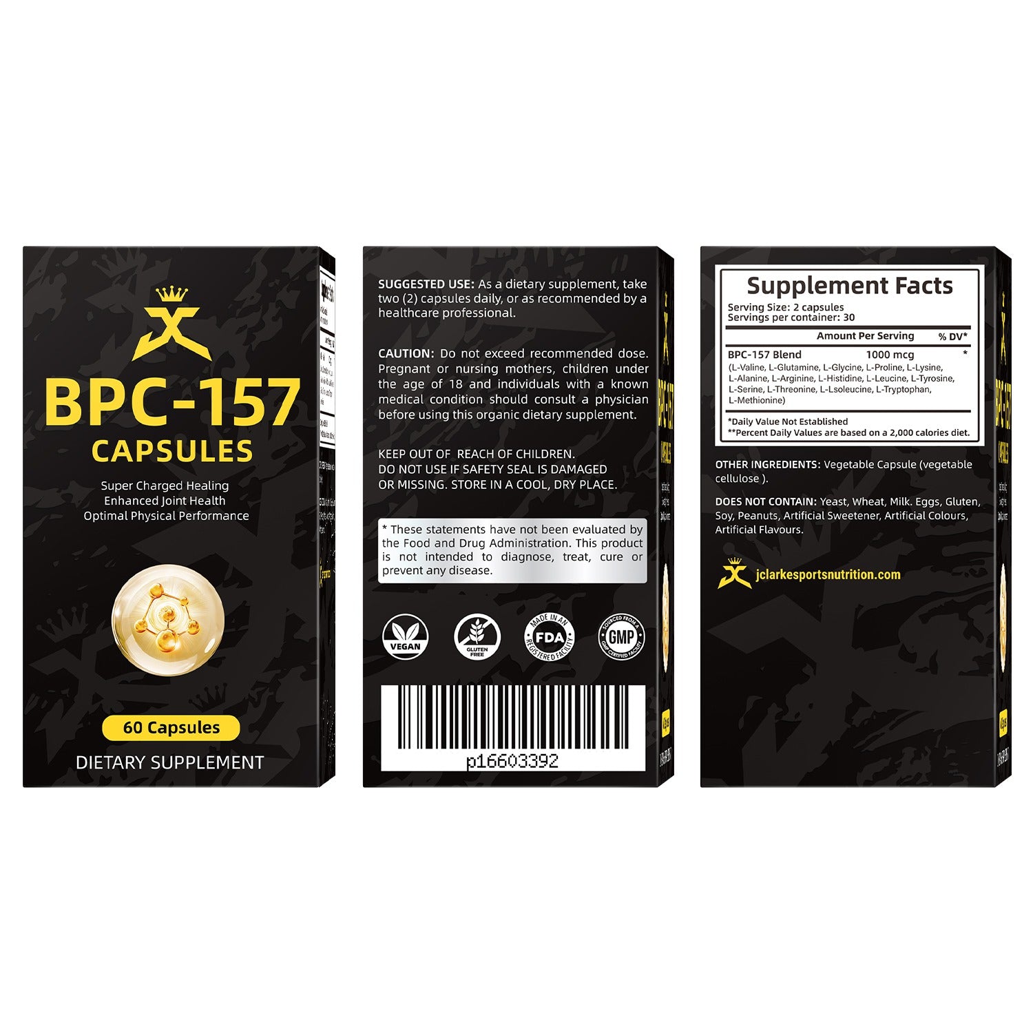 JC BPC-157: The Ultimate Healing & Performance Booster John Clarke Sports Nutrition JC BPC-157: The Ultimate Healing & Performance Booster John Clarke Sports Nutrition
