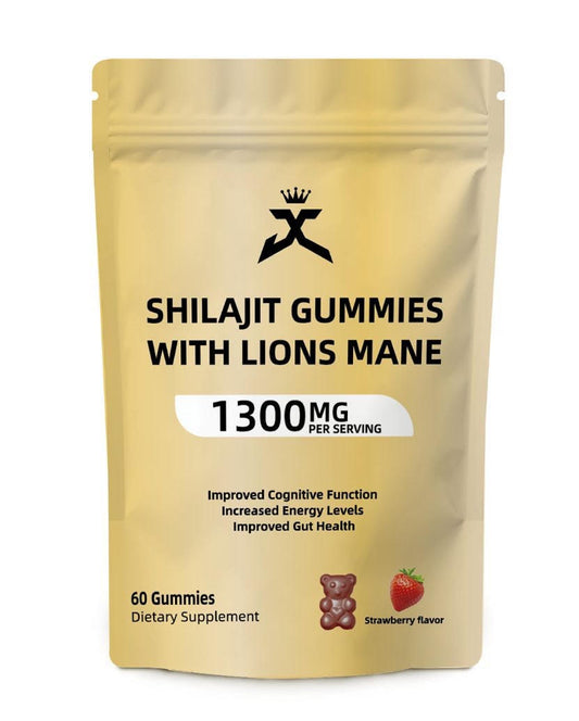 Shilajit Gummies With Lions Mane